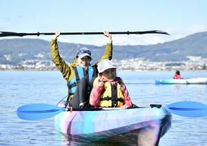 諏訪湖カヤック